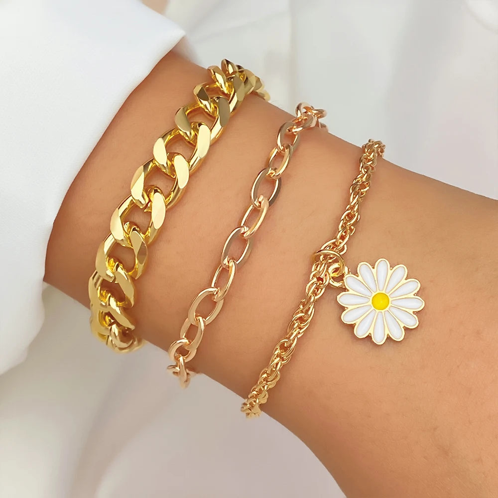 New Fashion Vintage Gold Plated Heart Adjustable.